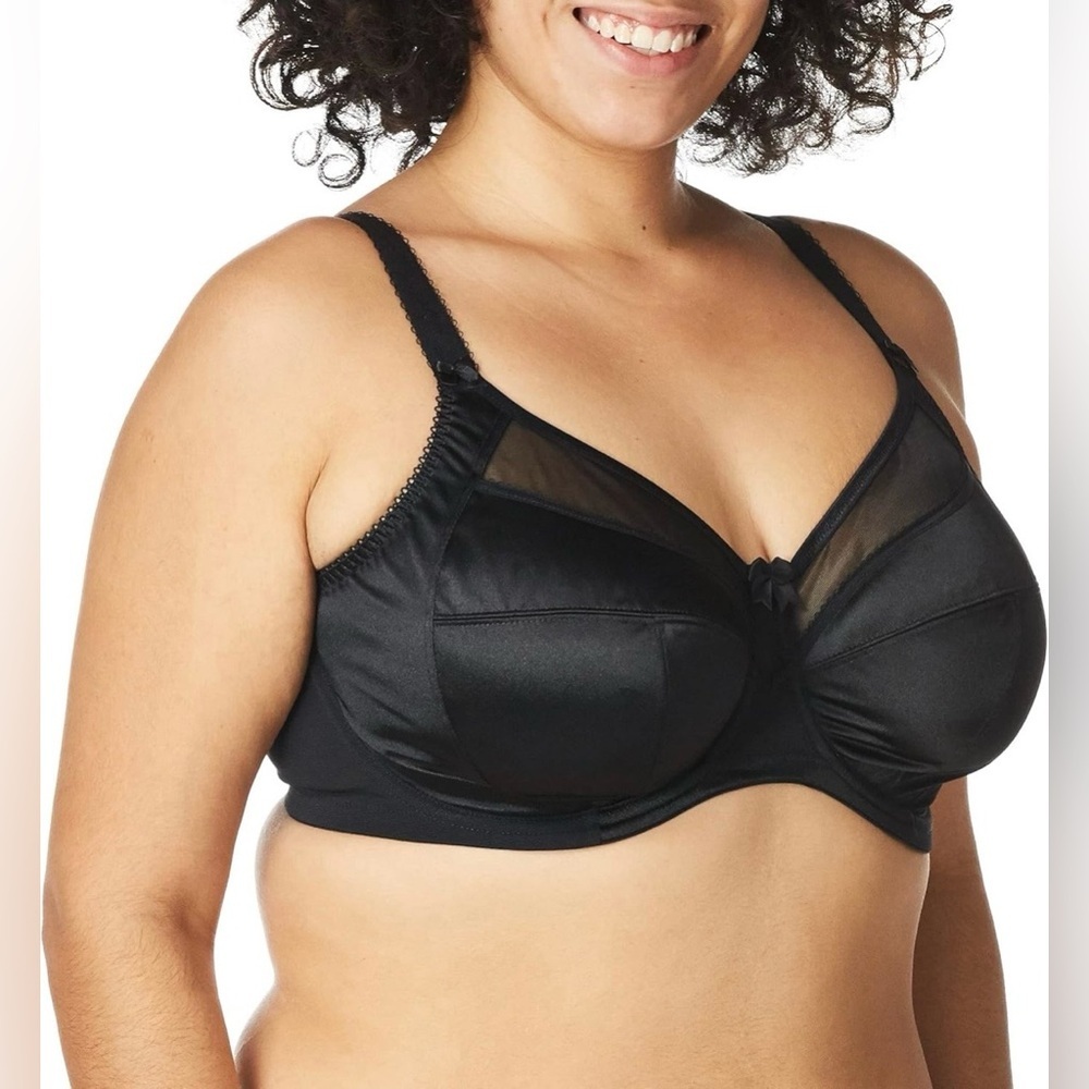 NEW GODDESS Women's Keira Underwire Banded Bra in Black size 42J